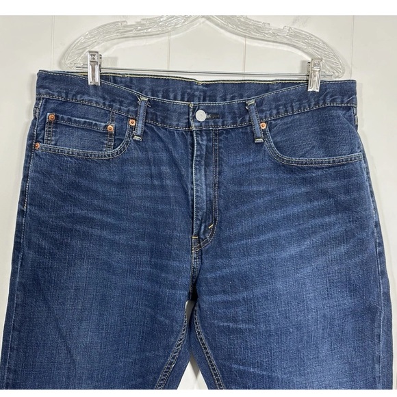 Levis 559 Relaxed Straight Men’s Denim Blue Jeans Sz 38x30 Cotton - Picture 2 of 11